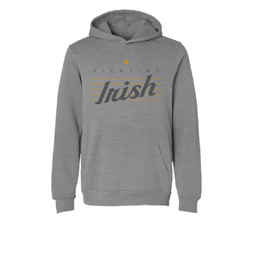 Fighting Irish with Lines Sweatshirt Dark Gray