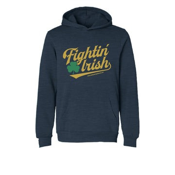 Fightin' Irish Clover Sweatshirt Navy