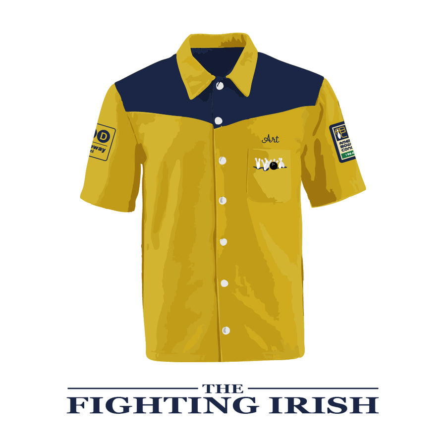 THE FIGHTING IRISH BOWLING SHIRT