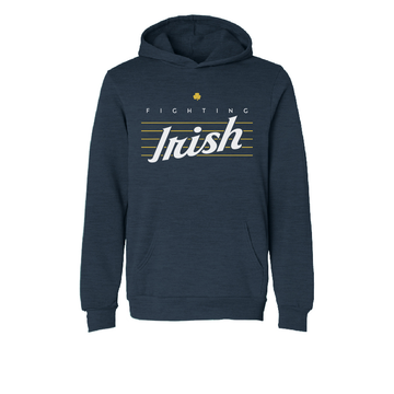 Fighting Irish with Lines Sweatshirt Navy Green