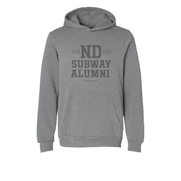 ND Subway Alumni Vintage Logo Sweatshirt Dark Gray