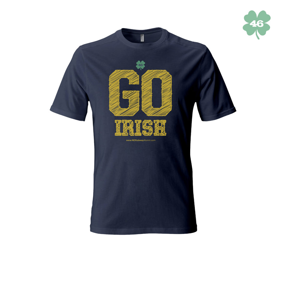 Kids GO Irish Block 46 T-Shirt Navy