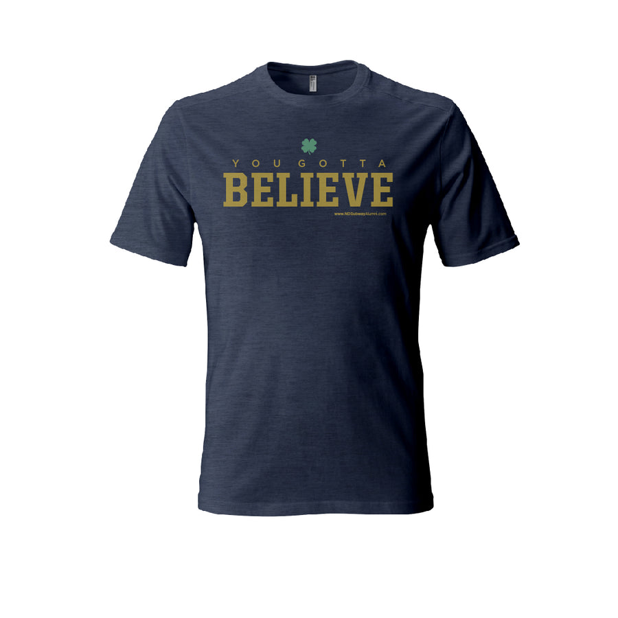 Lou Holtz You Gotta Believe T-Shirt Navy