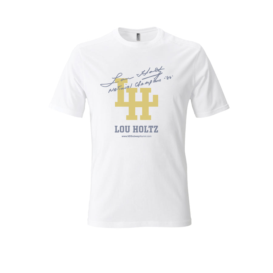 Lou Holtz Logo T-Shirt White