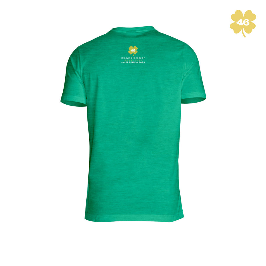 Go Irish Chest 46 T-Shirt Navy/Green