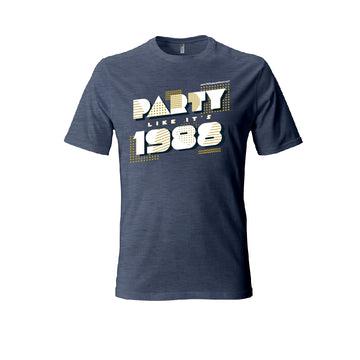 Notre Dame Party Like Its 1988 T-Shirt Indigo