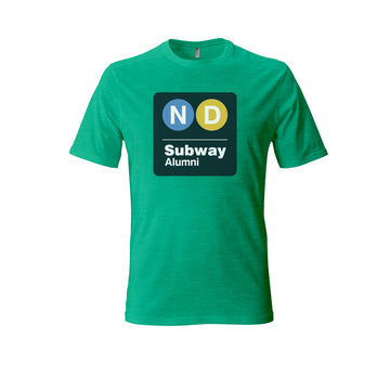 ND Subway Alumni Classic Logo T-Shirt Green