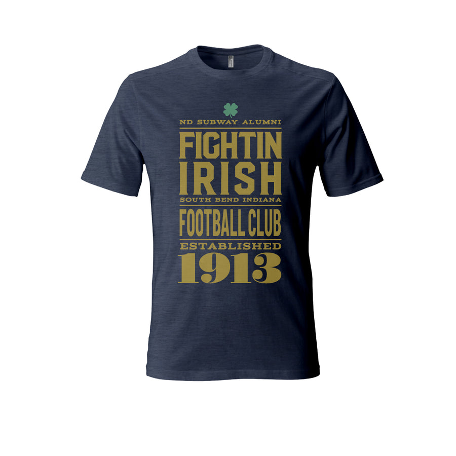 ND Subway Alumni Club T-Shirt Navy