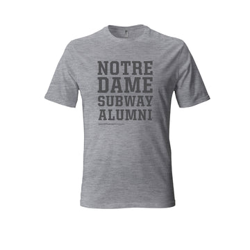 Notre Dame Subway Alumni Vintage T-Shirt Heather
