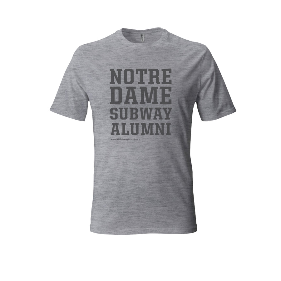 Notre Dame Subway Alumni Vintage T-Shirt Heather